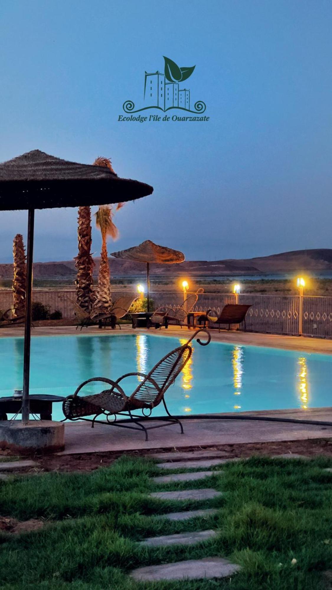 Ecolodge L'Ile De Ouarzazate Tarmigt Exteriör bild